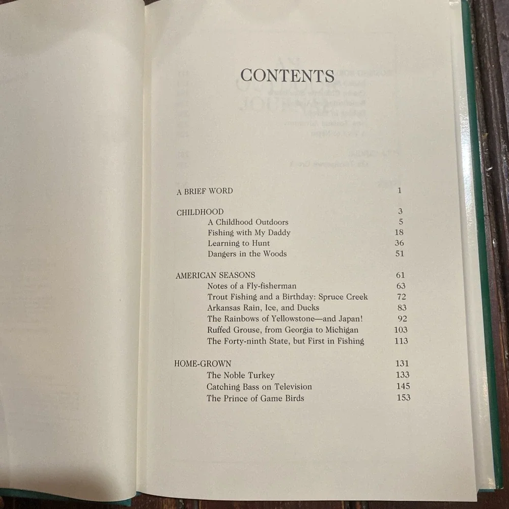 Jimmy Carter An‎ Outdoor Journal: Adventures and Reflections HC/DJ
